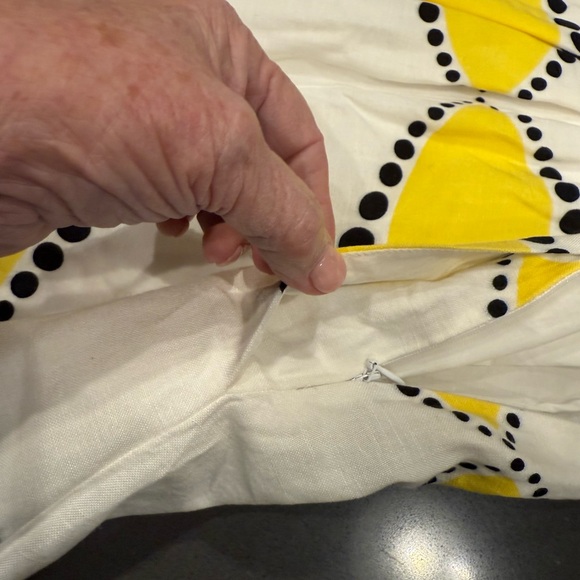 Cynthia Rowley White and Yellow Midi Dress - Picture 5 of 12